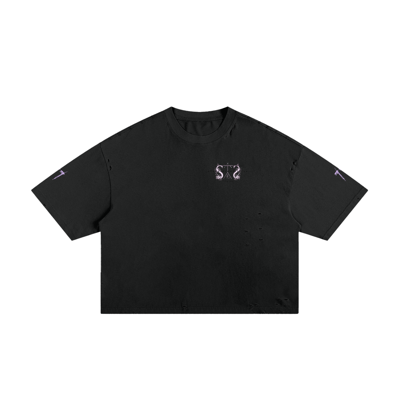 Classic Frayed Boxy Tee