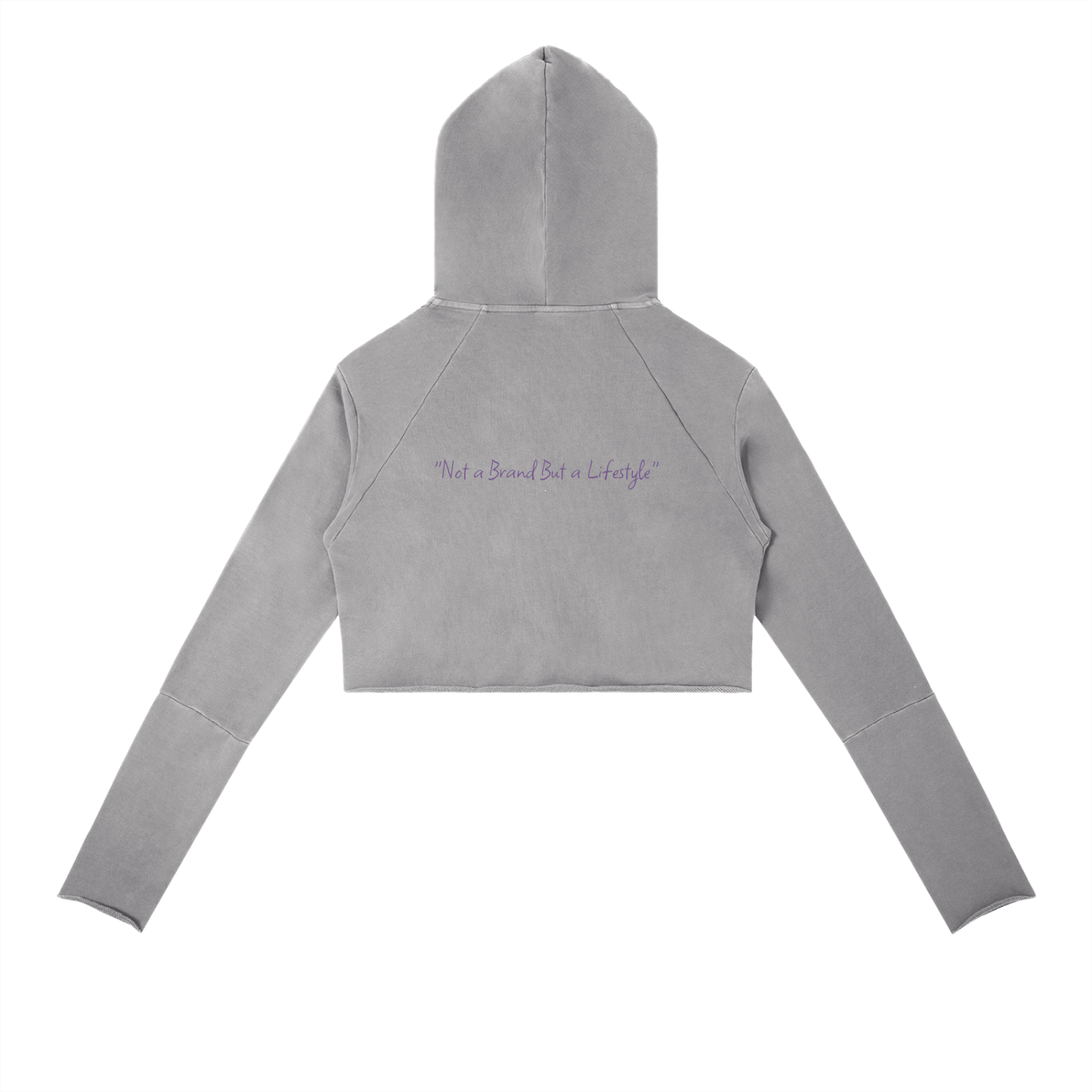 Vintage Washed Raw Edge Hoodie